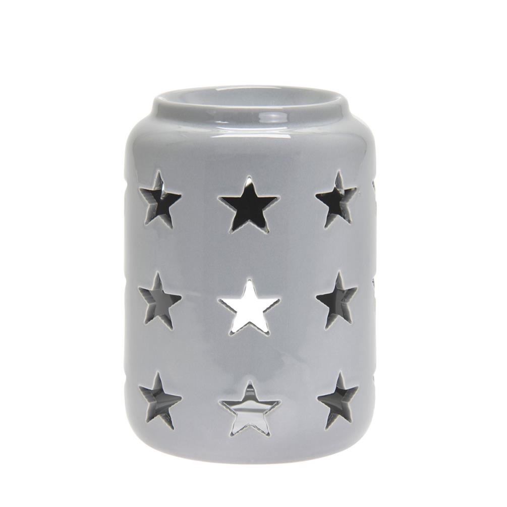 Desire Stars Grey Ceramic Wax Melt Warmer £7.19